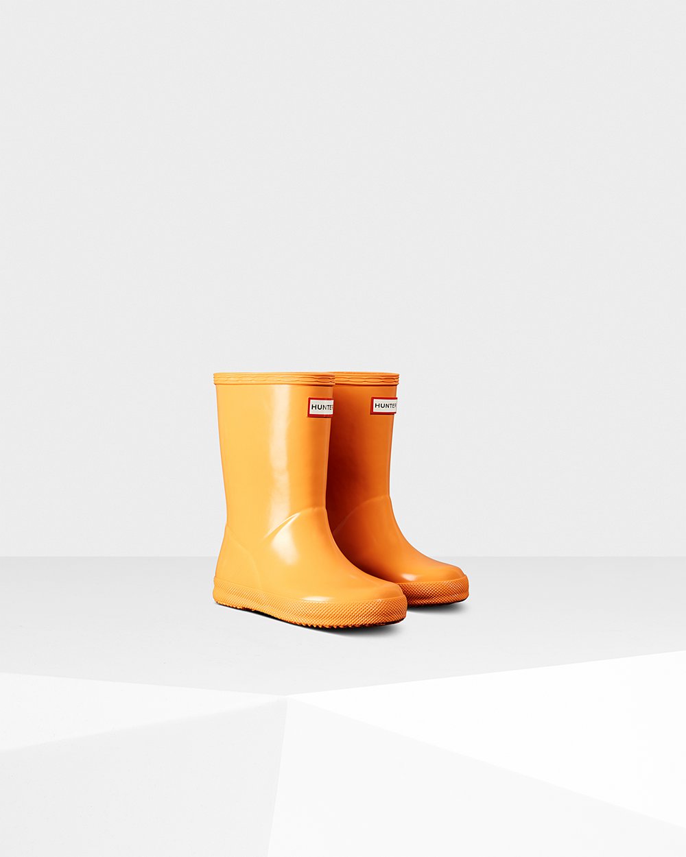 Regenlaarzen Kinderen - Hunter Original First Classic Gloss - Oranje - 96ILJACOB